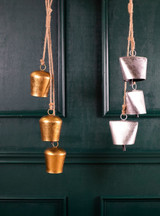 8” Metal Hanging Bell Ornament