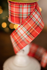 Christmas Ribbon, Red Plaid Ribbon, Green Plaid Ribbon, 1 1/2, 10 Yard  Roll, Wired Edge Ribbon, Christmas Red & Green Plaid Ribbon, RN5796