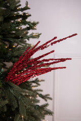 27” Glitter Mini Berry Grass Champagne Christmas Spray - Decorator's  Warehouse