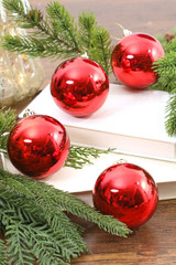 4.5” Green & Red Christmas Felt Ball Ornament - Decorator's Warehouse