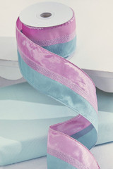 4 x 10 Yard Fuchsia Pink Velvet Wired Ribbon