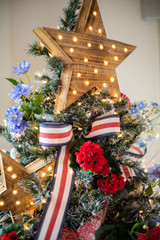 Fourth of July Decor Ideas and a Patriotic Christmas Tree 