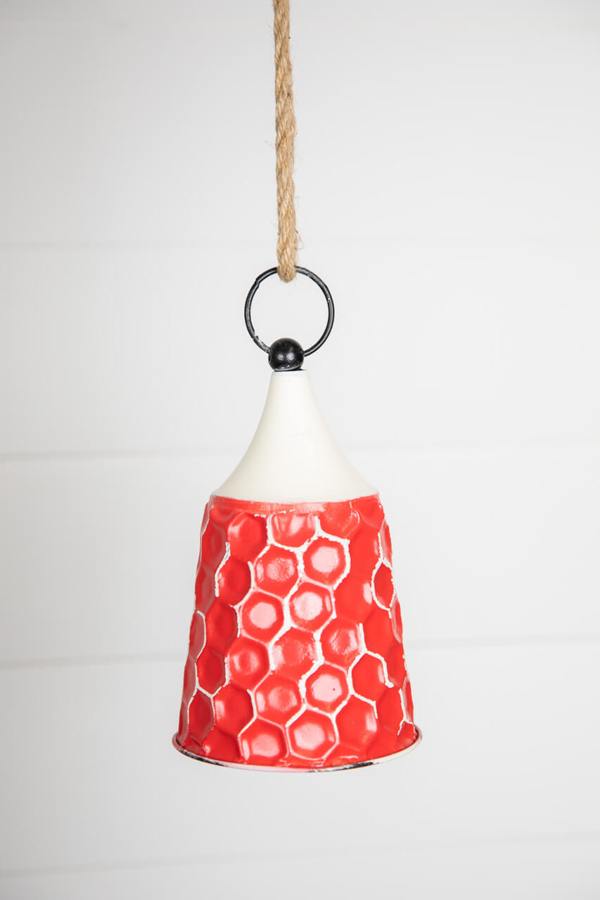 Rustic Metal Bell Ornament (Set of 4) main image 1