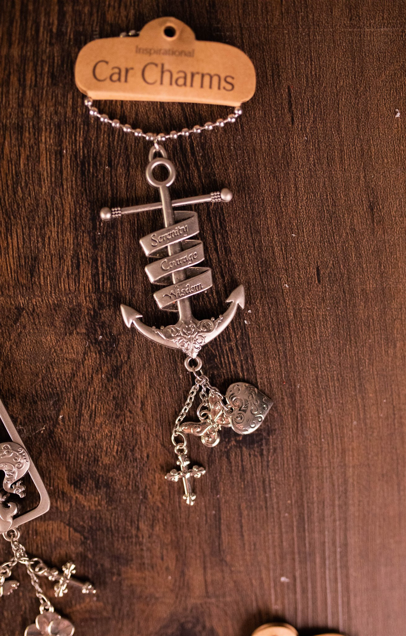 4” Metal Inspirational Car Charms Decorator's Warehouse