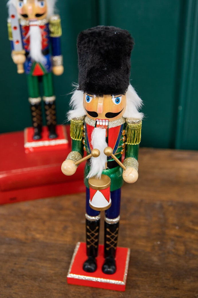15” Plaid Christmas Nutcracker Decorator's Warehouse