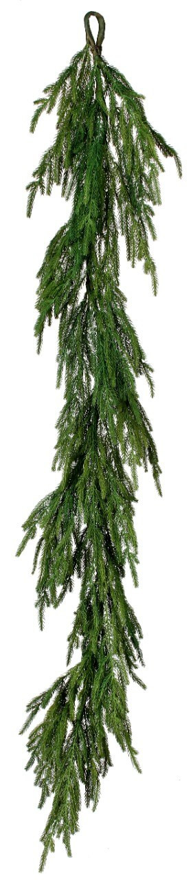 72” Real Touch Norfolk Pine Garland | Decorator's Warehouse