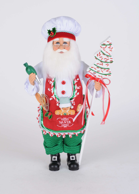 Cookie Tree Baker Santa - Front