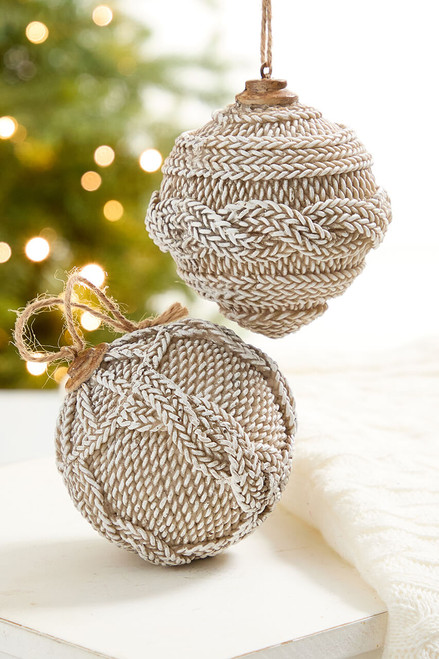 3" - 3.5" Resin Knitted Ornaments