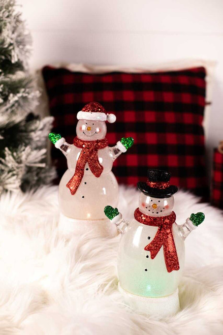 Acrylic Light Up Snowman