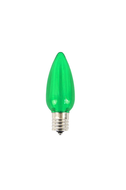 C9 Wonderful LED SMD Bulb (25 bulbs/box) - Smooth, Green