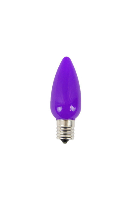 C9 Wonderful LED SMD Bulb (25 bulbs/box) - Frosted, Purple