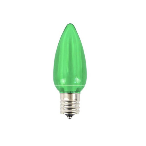 C9 Elite LED SMD Bulb (25 bulbs/box) - Smooth, Green