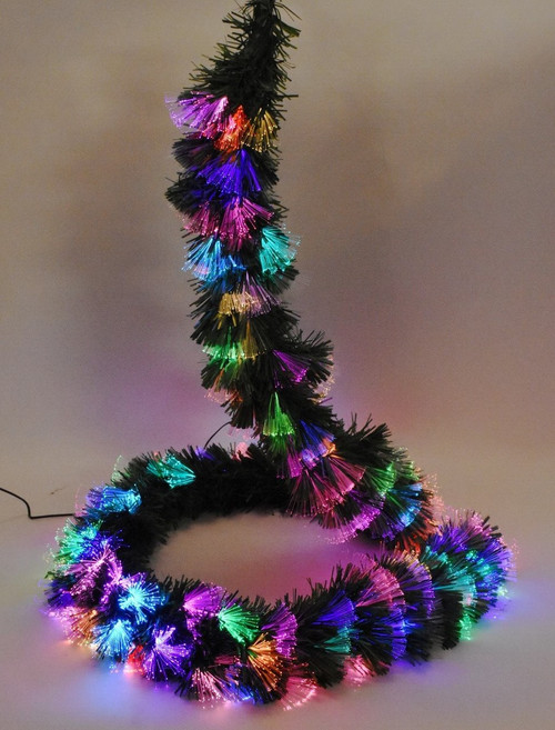 6.5' Fiber Optic Garland - Multicolor Christmas Garland