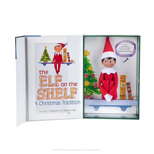 The Elf On The Shelf - (Dark Tone, Brown Eyes) - Texas Giftables ...