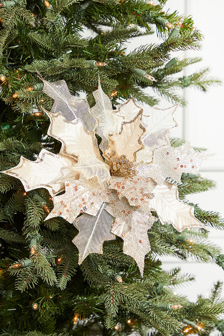 d*9様 DECORTÉ Wildflower Woodland xmas 20 Rustic Christmas Flowers - Winter Woodland Collection