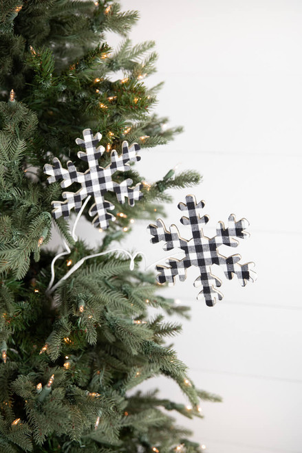 Gingham Snowflake Spray