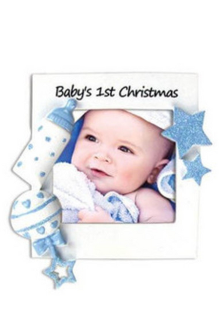 5" Baby Boy's 1st Christmas Personalizable Ornament