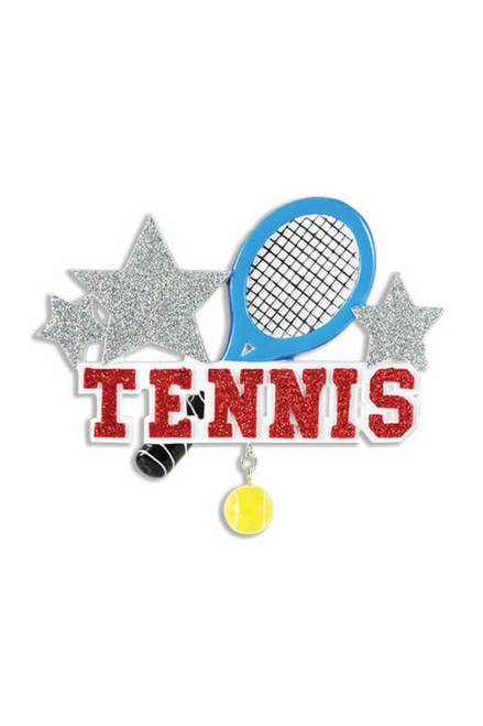 3" Tennis Customizable Ornament