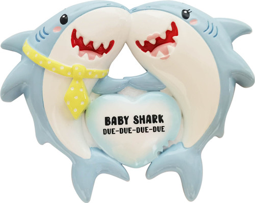 We’re Expecting Shark Family Personalizable Ornament