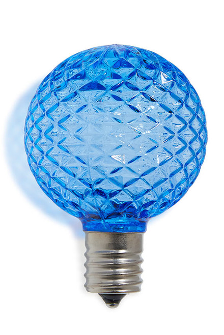 G50 Wonderful LED SMD Bulb (25 bulbs/bag) - Faceted, Blue