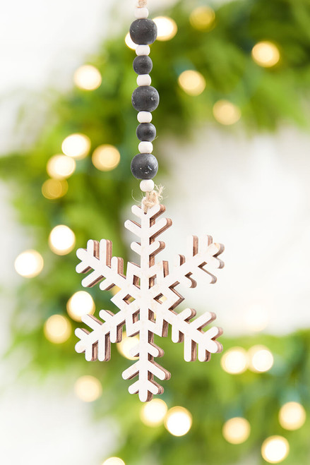 8" Snowflake Ornament