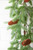 45" PE Fir Pine with Pinecones Garland Close Up