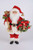 17" Karen Didion Lighted Berry Wreath Santa