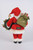 17" Karen Didion Lighted Berry Wreath Santa Back