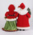 Karen Didion Lighted Strolling Mr. and Mrs. Claus Back