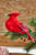 4.25” Foam Clip Cardinal In Tree