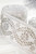4" x 5 Yard Dupion W/Jeweled Scroll Close Up