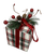 Plaid Gift Box Ornament
