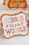 7"H x 6"L Thanksgiving Asst Embossed Sign "Gobble til you Wobble"