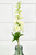 28" Real Touch Delphinium Stem - White
