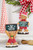 9.8" Resin Gingerbread Man Holding Sign