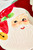 6" Santa Plates, Set of 4 Close Up