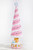 15" Resin Holiday Candy Tree Pink