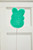 20" Bunny Cutout Spray - Teal