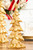 14" Gold Resin Gilded Tree