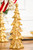 18" Gold Resin Gilded Tree