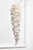 10" Jewel Petal Icicle Ornament - White