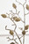 30" Glittered Pinecone Branch - Close Up