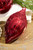 Red Glass Ornament - Finial