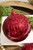 Red Glass Ornament - Round