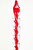 Icicle Ornament Glass - Close Up
