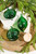 5"-6" Green Glass Ornaments