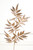 31.5" Glitter Leaf Spray - Champagne