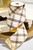 4" x 5 Yard Plaid Bias Cut Metallic Dupion Back Ribbon