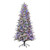 7' Frosted Palmetto Pine LED Tree - White background