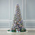 6.5' Snow Kissed Pine Tree with 350 Multicolor LED Lights